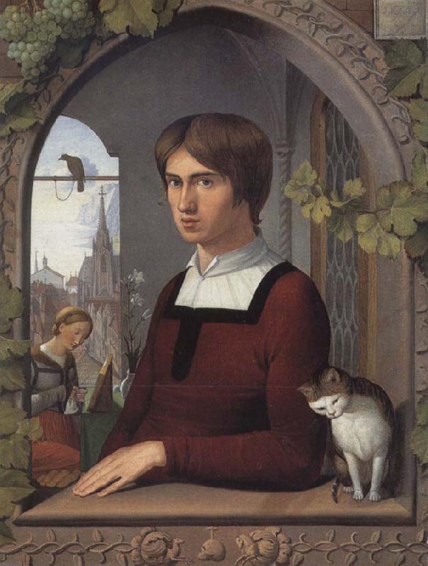 Friedrich overbeck Portrait of the Painter Franz Pforr France oil painting art